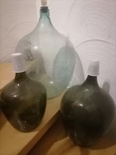 Weinballon,a. f. Schnaps/Saft od. DEKO/Biotop,mit Blumendolden 1 edler Hingucker