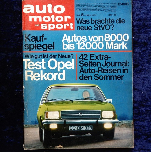 Auto motor sport ams - motor, 5/1972