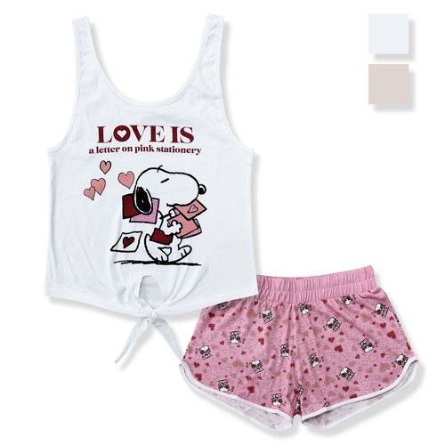 Snoopy damen schlafanzug - schlafanzug, kurz
