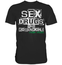 Premium Shirt Vegan Sex Drugs
