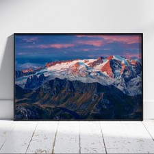 Gipfel im Abendlicht | Poster