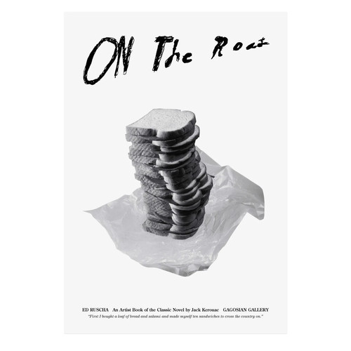Ruscha the road poster - road,