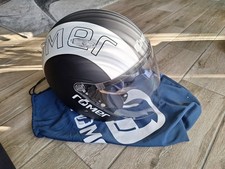 Motorradhelm Römer S wie neu E9 schwarz/weiß Helm Motorrad Sark BMW KTM Ducati 