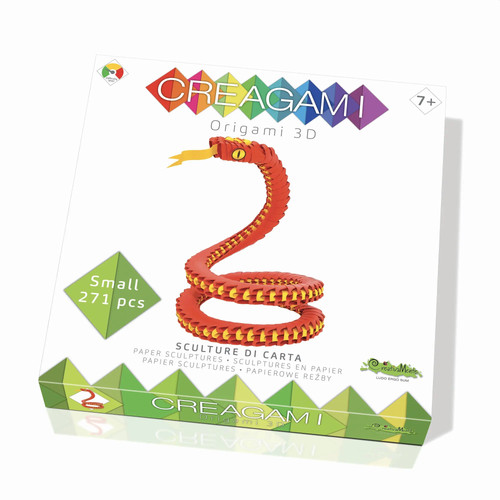 Creagami origami 3d schlange - -,