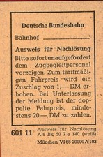 Ausweis für nachlösung - ausweis,