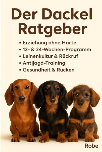Dackel ratgeber erziehung - dackel, ratgeber: