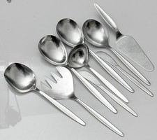 WMF Cromargan 9x Vorlegeteile,Modell Stockholm