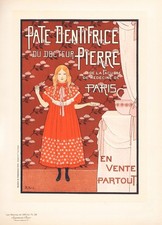 poster Plakat Art Nouveau Pate dentrifice du docteur Pierre Maitres Affiche 26