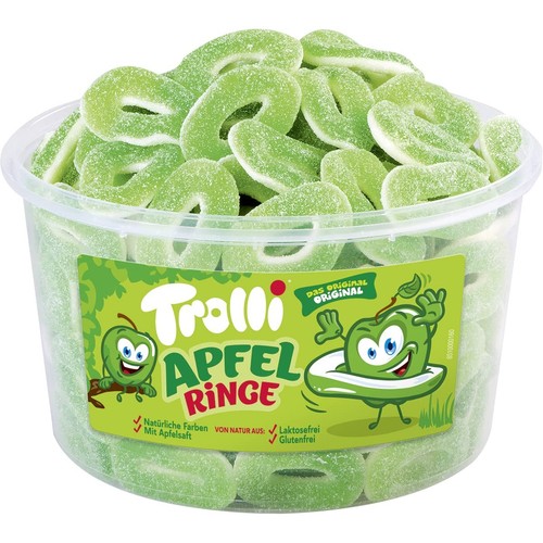 Trolli apfelringe 150 stk - trolli,