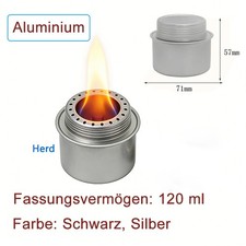 Tragbarer mini spiritusbrenner - tragbarer,