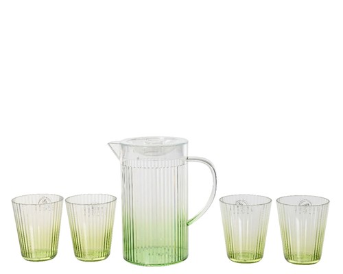 Trinkgläser mit kanne - mit,