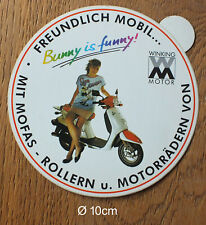 Sticker Aufkleber Winking Motor TGB Bunny ist funny Mofa Motorroller Roller Moto