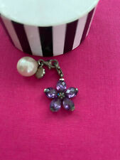 Thomas Sabo Charm Duo Blume lila & Perle silber