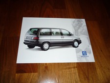 Peugeot 806 ST Prospekt Brochure Depliant Folleto 08/1994