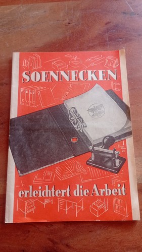 Alte soennecken reklame - alte,