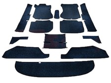 Blauer Teppich Teppichsatz