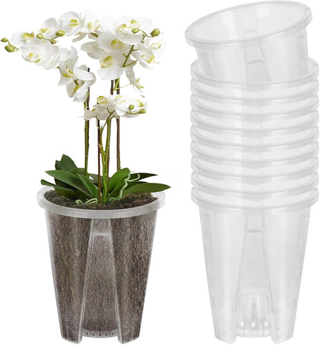 10pcs orchideentöpfe 10cm - 10pcs,