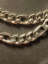 Figaro Herren Halskette in Silber Rapper Hip Hop Punk Biker Rocker