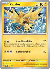 Zapdos / Pokémon / Deutsch / Karmesin & Purpur Promokarten / SVP 157 / Holo