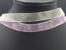 Halsband 925 Sterling SILBER choker Halskette necklace Design Collier Stoff