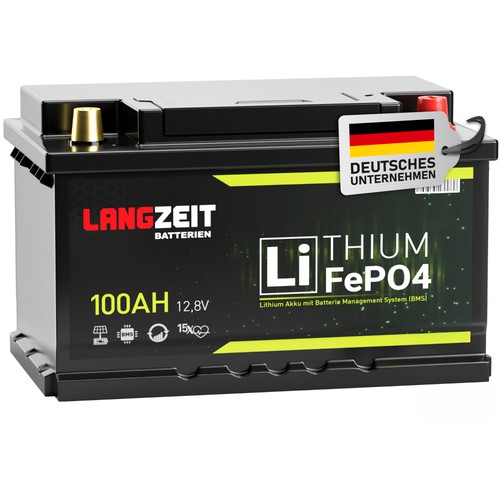 Lifepo4 100ah 12v - 100ah, langzeit