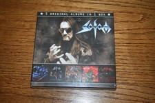 SODOM-" 5 ORIGINAL ALBUMS IN 1 BOX" 5 x CD 1ST PRESS 2014 SLIPCASE SET NEU OVP