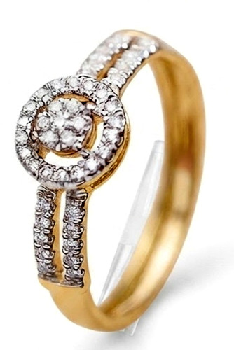 Naturdiamant rund 14k - ct,