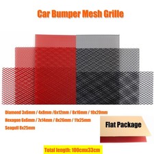 Racing Gitter Masche Auto Tuning Renngitter Alugitter 100*33cm schwarz DE ^^