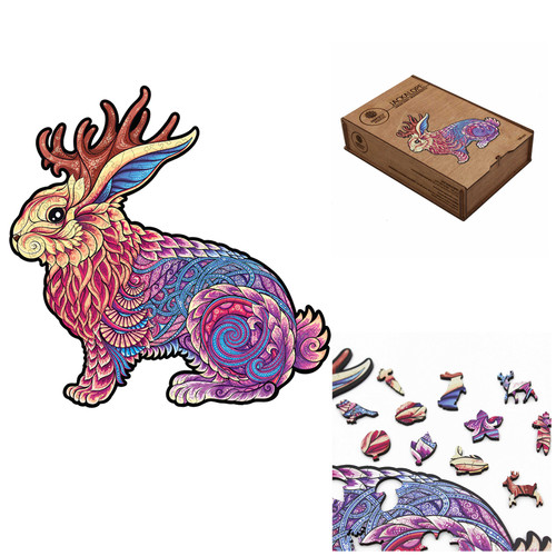 Jackalope holzpuzzle 150 teile - jackalope,