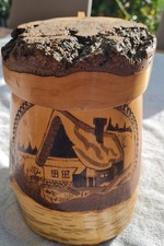 Krug Bierkrug Holzkrug