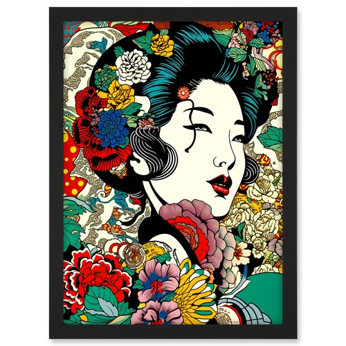 Modern geisha portrait - modern,