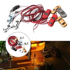 LED beleuchtete Spur Z Modelleisenbahn Autos mit Scheinwerfern und Rückleuchten