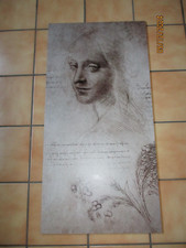 Bild Druck -  Frau -  Poster auf Holzrahmen  gebraucht