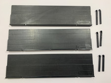 Schwarze Fliesenhalter x3 -