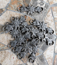 5 Metall Miederhaken für