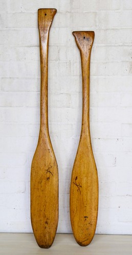 Vintage holzpaddel kajak - vintage,