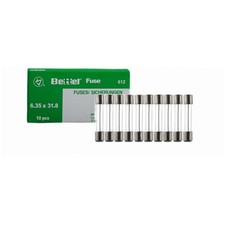 10x Feinsicherung Glas Sicherung 6,3x32mm Träge Glassicherung G-Sicherung 250V