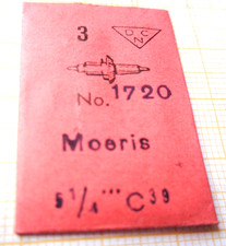 3 Unruhwellen  Moeris 5 1/4  ´´ C 39 für Armbanduhr DCN 1720