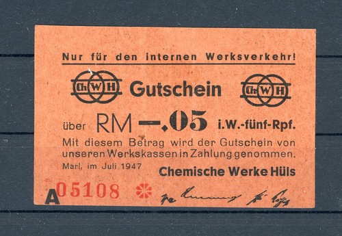 Hüls pfennig notgeld - hüls,