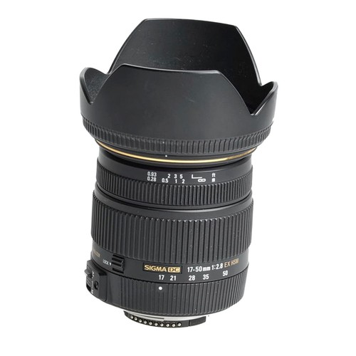 Sigma 50mm dc os - sigma, 17-50mm/2,8