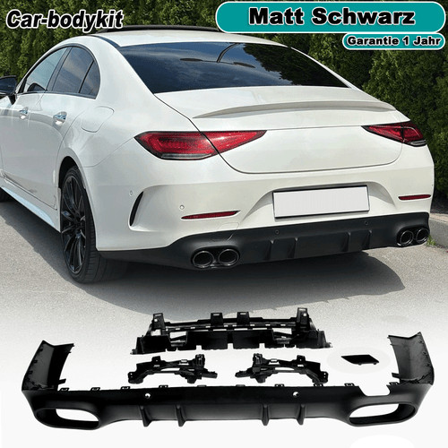 Matt schwarz heckdiffusor - matt,