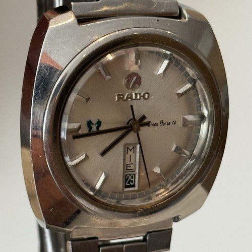 Vintage rado green - horse, '74