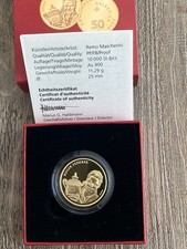 limitiert auf 10.000Stück: 50 Franken GOLDMÜNZE ROGER FEDERER 