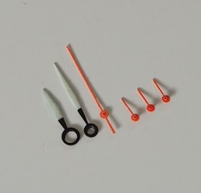 ZEIGERSATZ ETA VALJOUX 7750 AUTOMATIC CHRONOGRAPH SWISS SCHWARZ / ORANGE VINTAGE