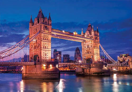 Puzzle tower bridge - puzzle, t.)