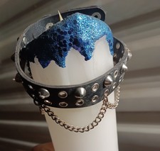 Lederarmband Niete Kette Punk
