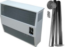 HM GAS Raumheizer 2,4 kW Gasheizung inkl. Abgasrohrset Propangas