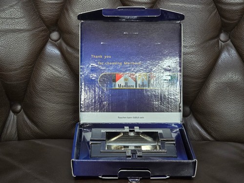 Marlboro aschenbecher mit box - aschenbecher,