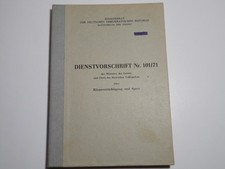 Dienstvorschrift NVA DDR 101/71 Körperertüchtigung und Sport Wehrsport Soldaten