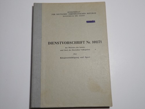 Dienstvorschrift nva ddr - dienstvorschrift,